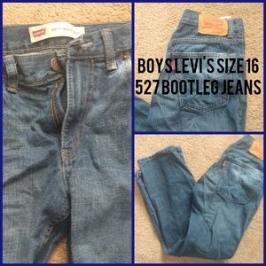 Levi's 527 bootleg boys jeans